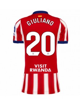 Ženski Nogometna dresi replika Atletico Madrid Giuliano Simeone #20 Domači 2026-27 Kratek rokav Ženski Nogometna dresi replika Atletico Madrid Giuliano Simeone #20 Domači 2026-27 Kratek rokav